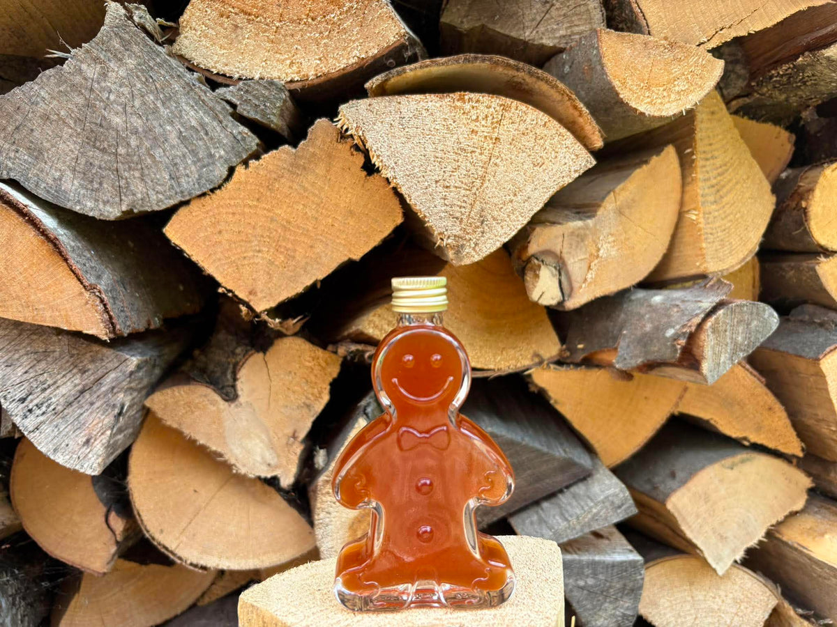 Liqueur de pain d'épices artisanale belge - bouteille en forme de bonhomme